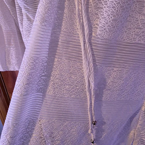 Pacific Beach White Lace Cover-Up - Picture 3 of 5